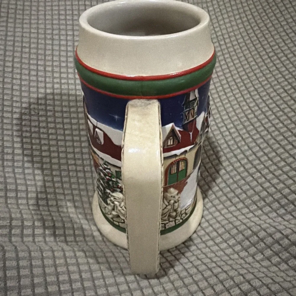 Budweiser 1998 Grant's Farm Holiday‎ Stein Beer Mug CS343 Clydesdales 7